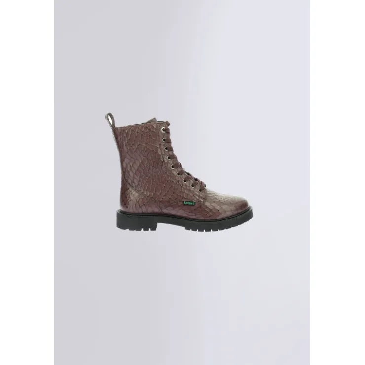 Damen Kickers Kick debi Bordeaux Kroko