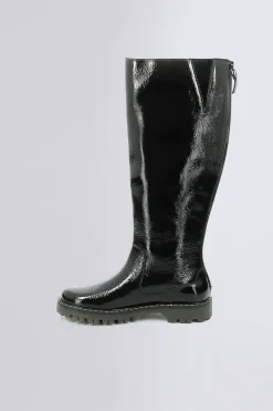 Damen Kickers Kick Deckboot Noir Vernis