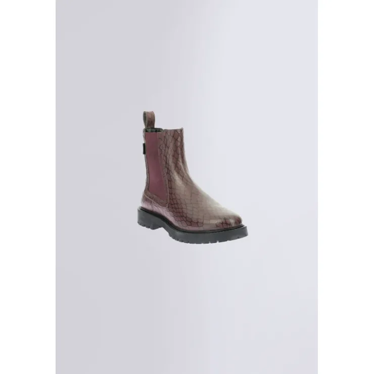 Damen Kickers Kick Deena Bordeaux Croco