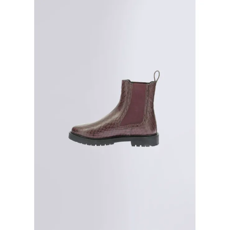 Damen Kickers Kick Deena Bordeaux Croco