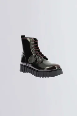Damen Kickers Kick Facet Lackbordeaux