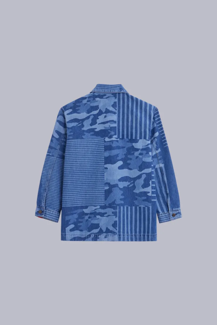 Damen Kickers Kick Jacket Camouflage-