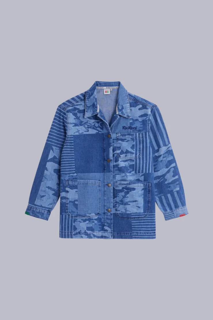 Damen Kickers Kick Jacket Camouflage-