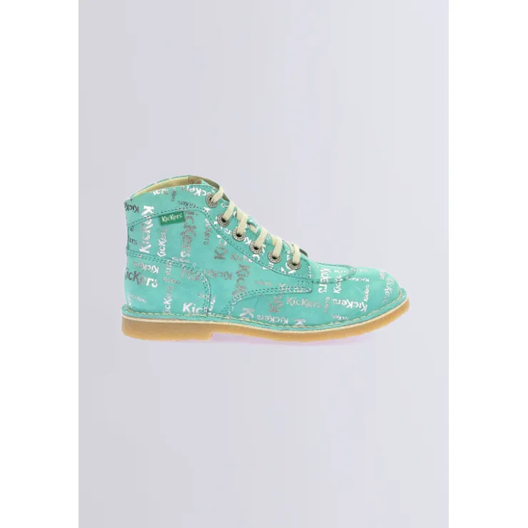 Damen Kickers Kick legend Türkis Print