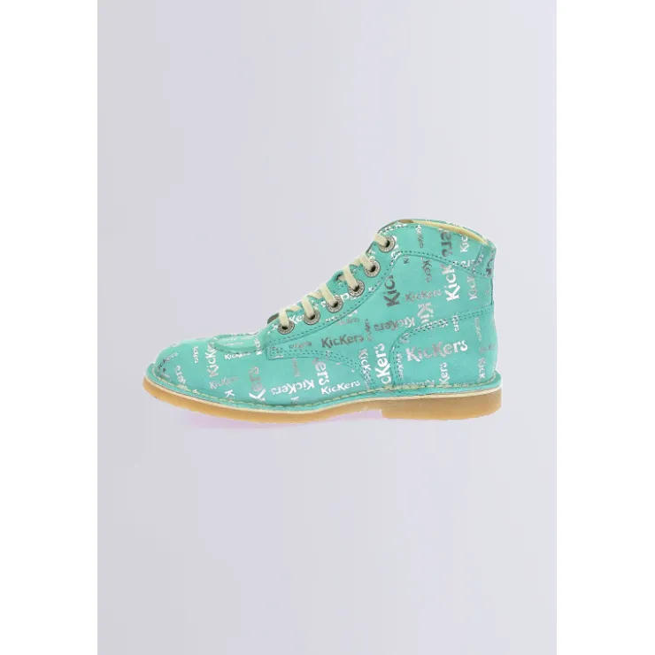 Damen Kickers Kick legend Türkis Print
