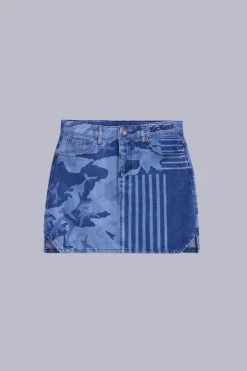 Damen Kickers Kick Skirt Camouflage-