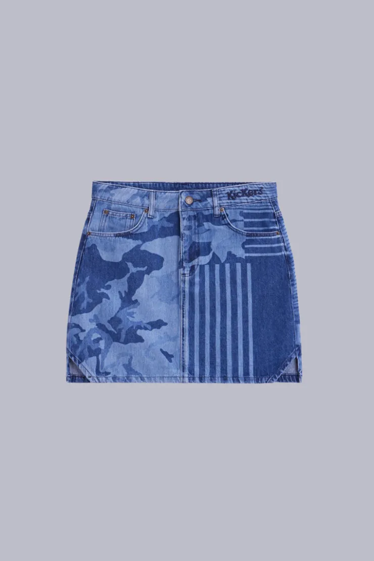 Damen Kickers Kick Skirt Camouflage-