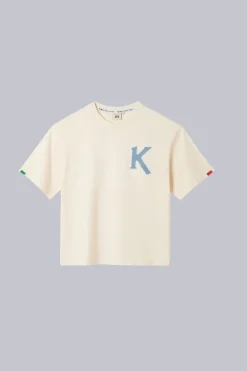 Damen Kickers Kick TShirt Écru